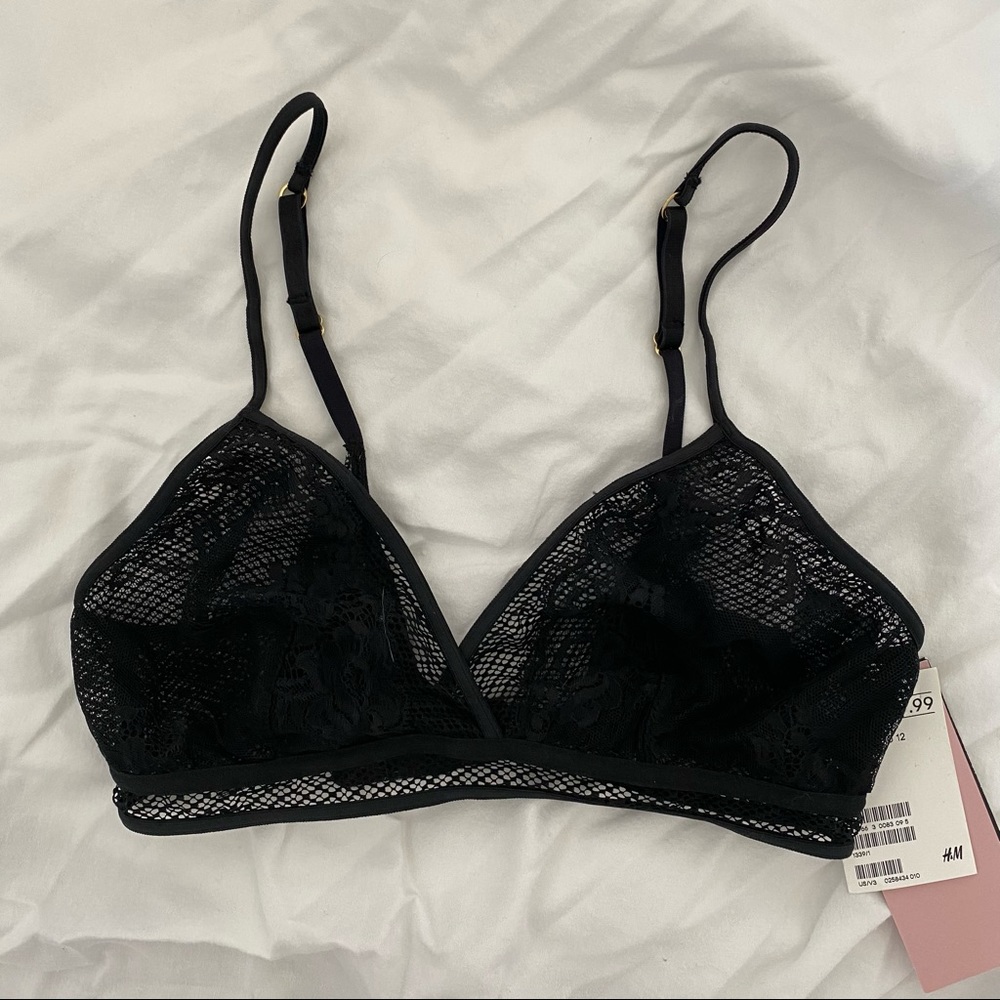 H&M Black Lace Bralette